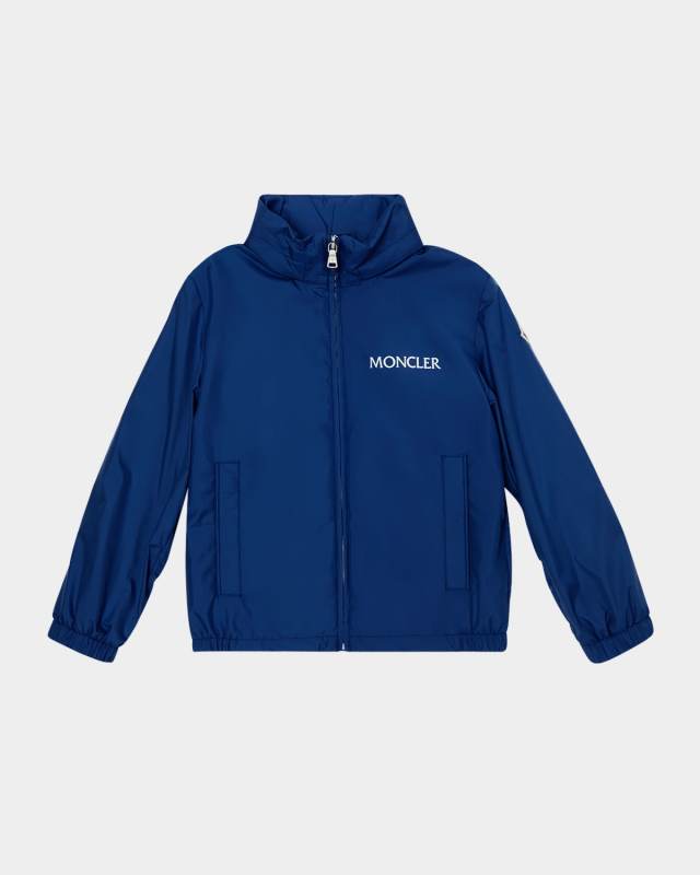 Boy's Warne Zip-Front Jacket, Size 8-
